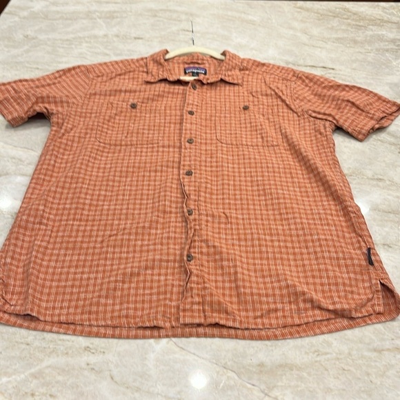 Patagonia Back Step Shirt |‎ New Adobe (Burnt Orange) | Men’s Large - Picture 2 of 12